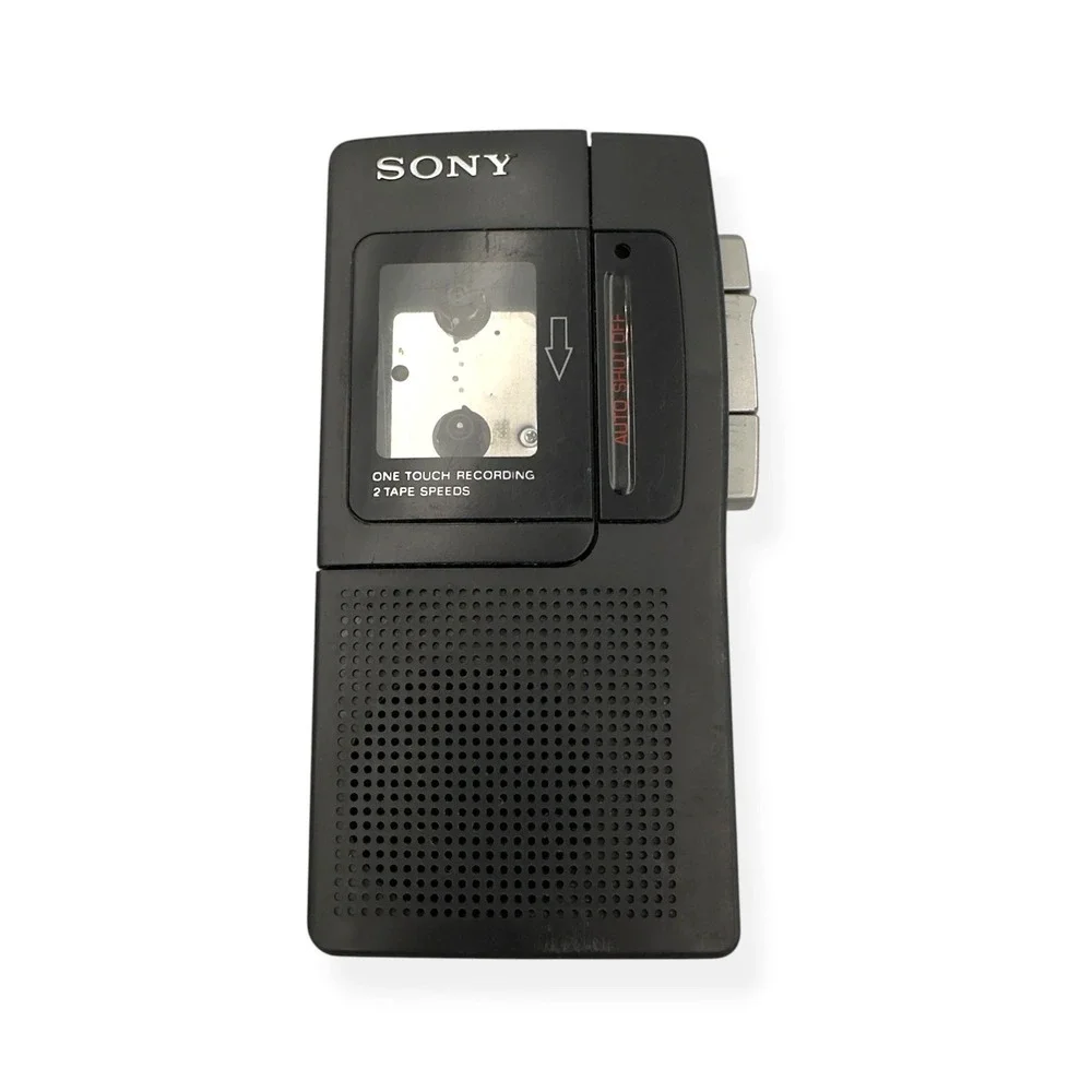 Sony M-330 MicroCassette Recorder Two Speed One Touch Recording For Parts/Repair